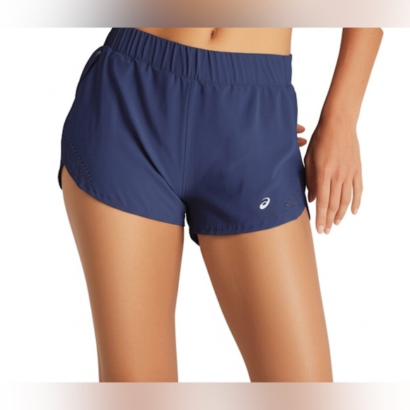 NWOT, ASICS, Navy Blue Women's Running Shorts, Large 🏃‍♀️‍➡️ - Picture 10 of 10